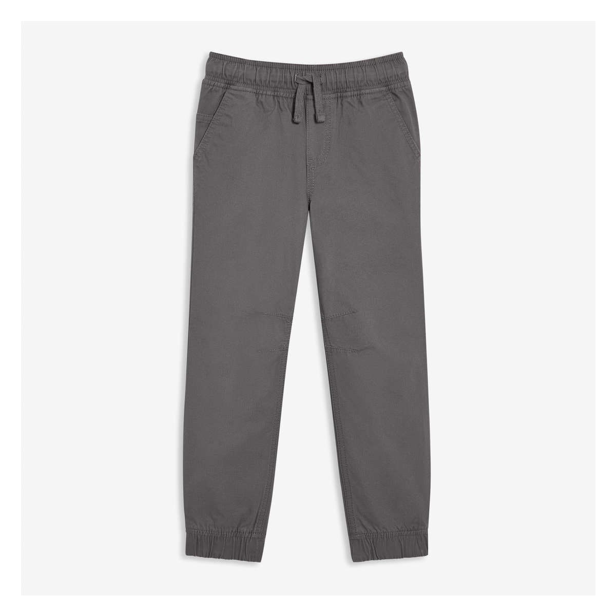 Grey twill joggers on sale